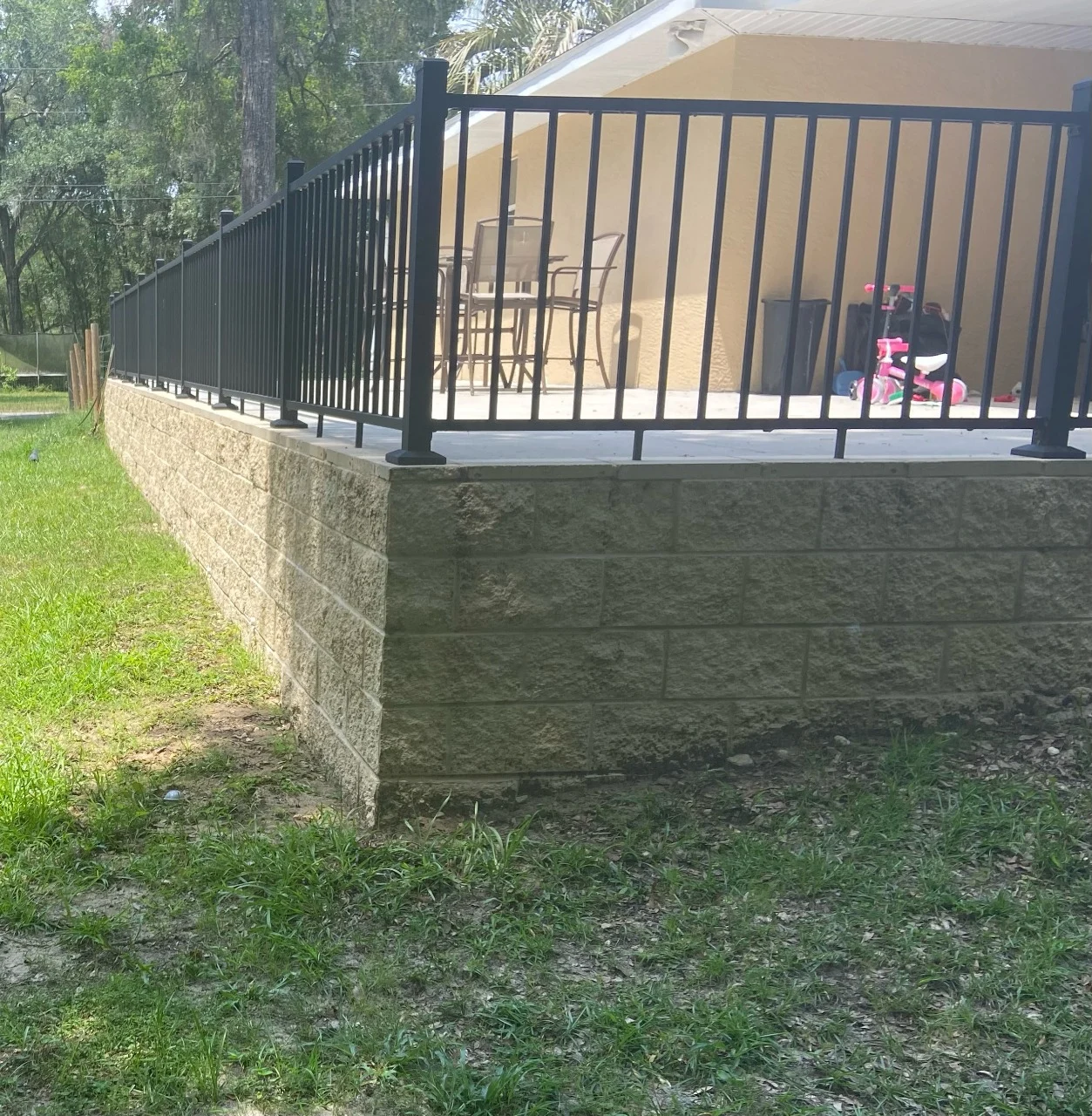 Concrete work in progress by BMC Construction